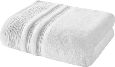Produktbild von Handtuch - Weiß - 50 x 100 cm - Baumwolle