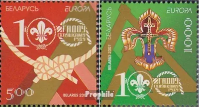 Produktbild von Briefmarken Weißrussland 2007 Mi 663-664 (kompl.Ausg.) postfrisch Pfadfinder