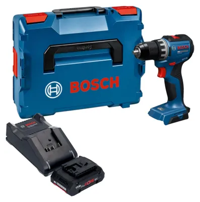 Produktbild von Bosch GSR 18V-52 Professional Akku Bohrschrauber 18 V 70 Nm Brushless + 1x ProCORE Akku 4,0 Ah + Ladegerät + L-Boxx