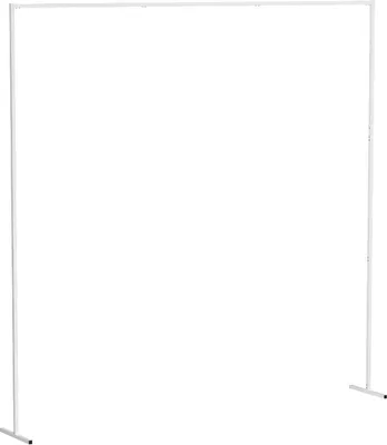 Image de Happyment Décoration de mariage - Cadre Backdrop carré - Arc de roses - Arc métallique - Accessoires de décoration - Blanc