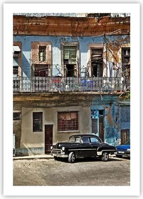 Produktbild von Poster - Poster ohne Rahmen - Kuba Havanna Balkon - 50x70 cm - Wand Bild - Wanddeko - Wandbilder - Kunstposter - Wandposter - Bilder - Kunstdruck - Wanddekoration - Wandbild - P2XPA50x70-4255