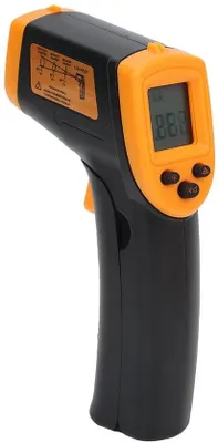 Obrázok produktu pre Digitálny infračervený teplomer s laserovým meraním, LCD, žltý, HW600
