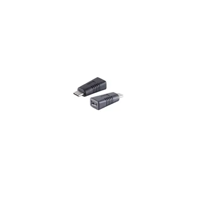 Produktbild von S/CONN 13-20014, USB 3.1 C, USB 2.0 A, Schwarz