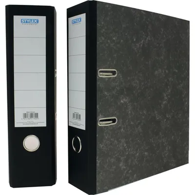 Produktbild von Stylex Ordner DIN A4, 8 cm Wolkenmarmor