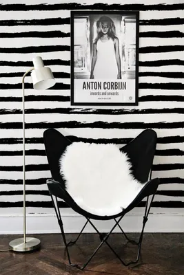 Produktbild von Coloray Fototapete 104x70 cm Latextapete Magicstick - Zebra-Tinte geometrisch