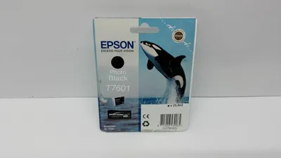 Produktbild von Epson T7601 Photo Black, Schwarz, Tinte auf Farbstoffbasis, 25,9 ml, 1 Stück(e), Einzelpackung