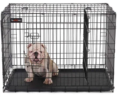 Immagine prodotto di Trasportino per cani - Gabbia - 2 porte - 107 x 70 x 77,5 cm