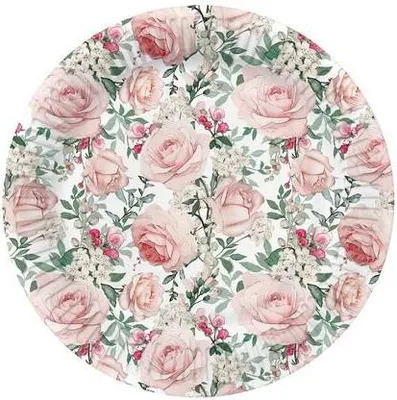 Produktbild von RP 10 Pappteller Gorgeous Roses - Wunderschöne Rosen Ø23cm