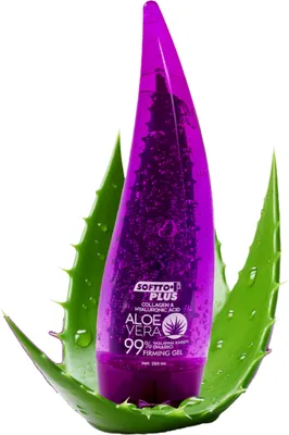 Produktbild von Softto+Plus Anti-Aging Aloe Vera Gel Collagen & Hyaluronic Acid