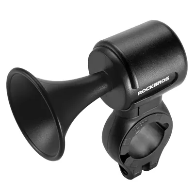 Produktbild von ROCKBROS Fahrradklingel 120dB Elektronisch Klingel IPX4 Fahrradglocke Hupe mit 22,2/31,8mm Lenker Ladeversion Schwarz