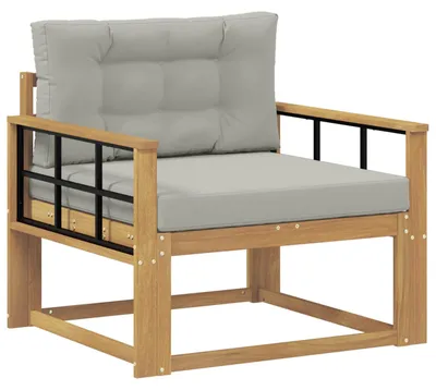 Produktbild von vidaXL Outdoor Mittelsofa Polyester Weiß