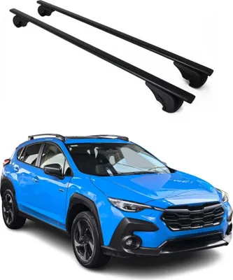 Produktbild von Dachträger Grundtäger für Subaru Crosstrek 2022-2025 75kg Metall Schwarz 2 tlg