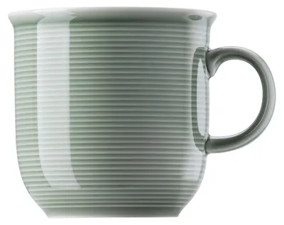 Becher mit Henkel, groß, Moss Green, 0,36 l, Porzellan