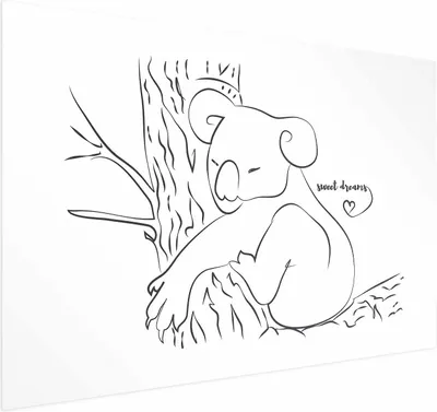 Produktbild von Posterpapier Poster - Sleeping Koala 42x29.7 cm Tiere g-A-0171-ao-a