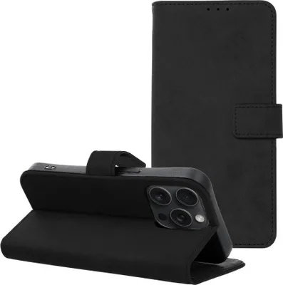 Zdjęcie produktu dla TENDER Book pasuje do IPHONE 15 Pro czarny