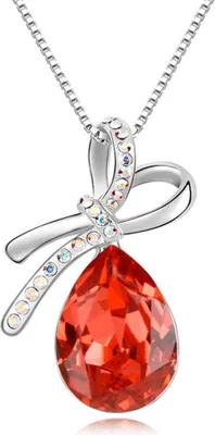 Produktbild von Kette Schleife Silber aus Messing Damen