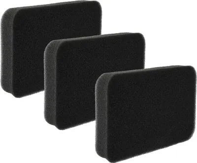 Produktbild von vhbw 3x Staubsaugerfilter kompatibel mit Rowenta Compact Force Cyclonic RO7834, RO7837, RO783411/410 Staubsauger - Schaumstofffilter Schwarz