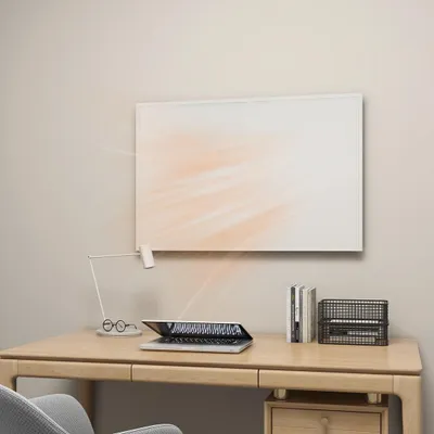 Produktbild von AIORBER Infrarotheizung 850W Wandheizung mit Thermostat Energiespar Heizpaneel für Wohnzimmer Büro 1220x770mm Weiß