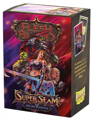 Produktbild von 100 Dragon Shield Matte Art Sleeves - Flesh and Blood - Super Slam