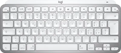 Produktbild von Logitech MX Keys Mini for Mac - Tastatur - hinterleuchtet - Bluetooth - QWERTY - Italienisch - Pale Gray