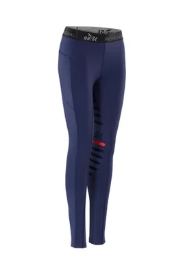Produktbild von ea.St Reggings blau Reit Leggings Silikon Halbbesatz Reithose, Größe:XXS