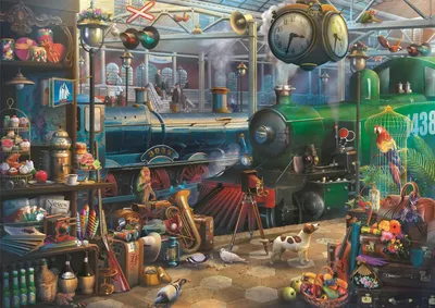 Produktbild von Trefl Train Station, 6000 Stück(e), Kunst