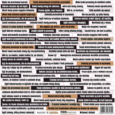 Obrázok produktu pre Nálepky - ScrapLove - Nápisy 12