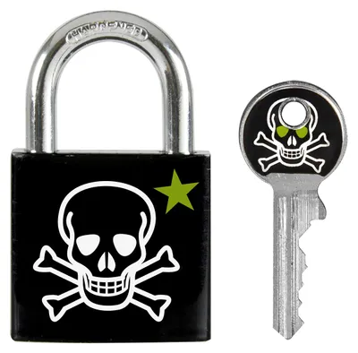 Immagine prodotto di Lucchetto Master Lock in alluminio massiccio 3430EURDSKULL - 30mm