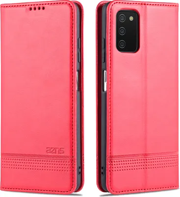 Immagine prodotto di Custodia Galaxy A03S, Portafoglio con chiusura magnetica e supporto, Custodia Flip in pelle per Samsung Galaxy A03S Rosa