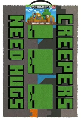 Produktbild von Pyramid Minecraft Fußmatte Creepers Need Hugs multicolor Standard