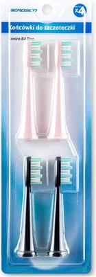 Obrázok produktu pre Náhradné hlavice kefky pre sonickú zubnú kefku Berdsen DUO - 4-balenie
