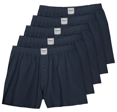 Produktbild von Dave's 5er-Pack Boxershorts blau große Größen