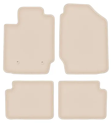 Produktbild von DURBAN Beige Velours-Fußmatten-Set für Toyota Matrix Schrägheck (2002-2010)