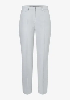 Image de Pantalon "HEDY" structuré, modèle 0713, couleur argent, taille 38