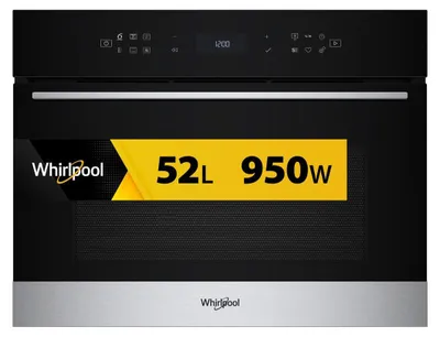 Immagine prodotto di Whirlpool WCW7O7HTSX, Microonde combinato da incasso, 53 l, 950 W, Display incorporato, Touch