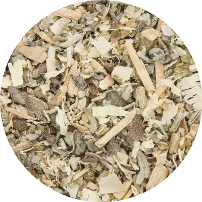 Produktbild von 150g Meditationsweihrauch Natur Kräuter Harze Balsam Holztiger Räucherwerk 1492