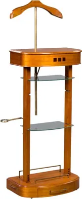 Produktbild von Casa Padrino Luxus Dressboy Hellbraun 52 x 34 x H. 100 cm - Kleiderständer - Garderobenständer - Stummer Diener - Schlafzimmer Accessoires - Hotel Accessoires