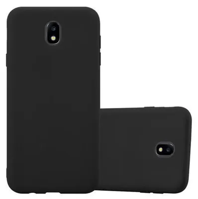 Produktbild von Cadorabo Hülle für Samsung Galaxy J5 2017 Schutzhülle in Schwarz Handyhülle TPU Silikon Etui Case Cover