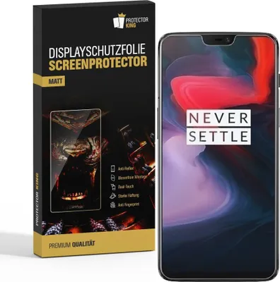 Produktbild von 2x Displayfolie für OnePlus 6 ANTI-REFLEX Displayschutzfolie Schutzfolie MATT
