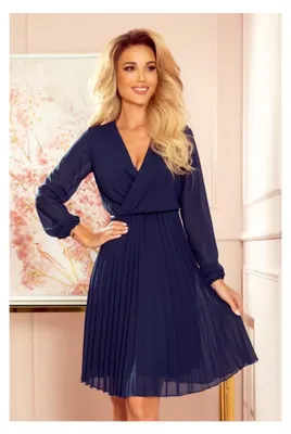 Produktbild von Kleid NUMOCO ISABELLE A313-6 DUNKELBLAU Größe: XS