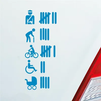 Produktbild von Auto Aufkleber Strichliste Tally List Tuning 15x6 cm Hellblau Sticker Heckscheibenaufkleber