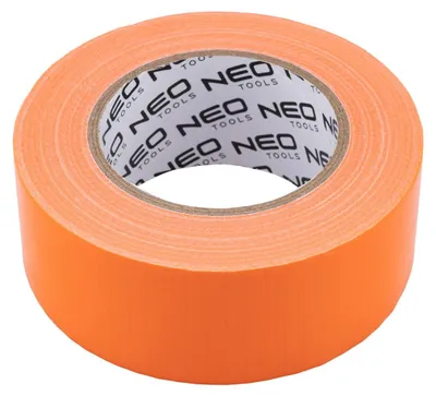 Produktbild von NEO TOOLS Putzband Orange 48mm x 50m: Stark klebendes Gewebeband für Putz- & Malerarbeiten
