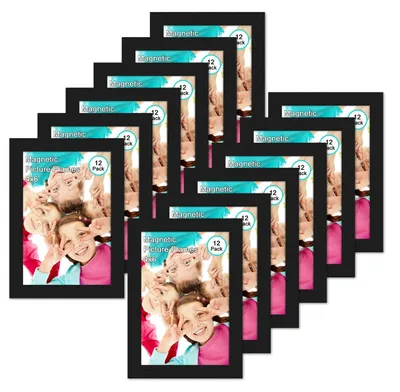 Image de Lot de 12 cadres magnétiques pour photos de 10x15 cm
