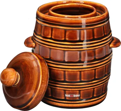Obrázok produktu pre KOTARBAU® Hrniec na kyslú kapustu Hrniec na nakladanie s pokrievkou 3,2 l