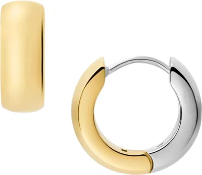 Produktbild von Fossil JF04899998 Damen Creolen Edelstahl Bicolor Gold