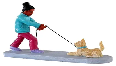 Produktbild von Weihnachtsdorf Figur: It's Time for a Walk