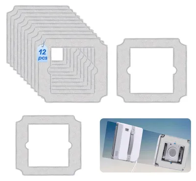 12 Reinigungstücher für Ecovacs Winbot Mini Fensterroboter