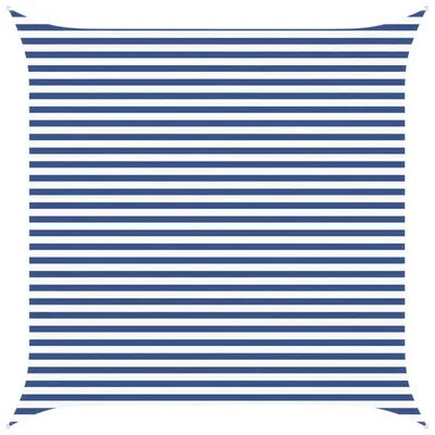 Zdjęcie produktu dla vidaXL Tent przeciwsłoneczny niebiesko-biały 4 x 4 m, 100% poliester typu Oxford