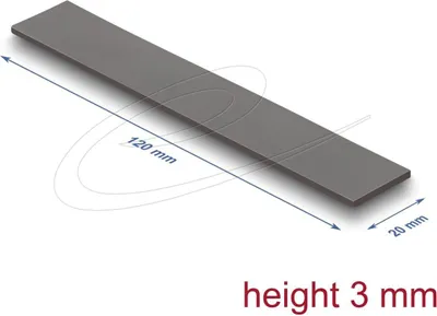 Zdjęcie produktu dla DELOCK Wärmeleitpad 120x20x3mm für M.2 Module 3,0 W/mK
