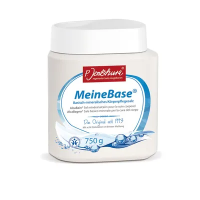 Produktbild von P. Jentschura MeineBase | 750 g | basisches Körperpflegesalz | Naturkosmetik | hautfreundlich | mit 8 Edelsteinen